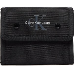 Velká pánská peněženka Calvin Klein Jeans Sport Essentials Velcro Wallet K50K511437 Black BEH