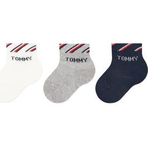 Sada 3 párů dětských vysokých ponožek Tommy Hilfiger 701220277 Original