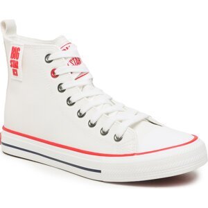Plátěnky Big Star Shoes JJ274132 White/Red