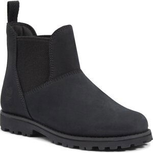 Kotníková obuv s elastickým prvkem Timberland Asphalt Trail Chls Boot TB0A2H5T0151 Black Nubuck