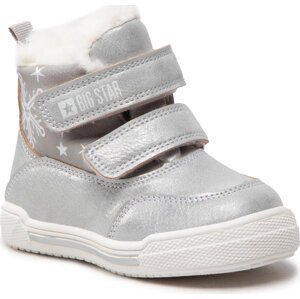 Kozačky Big Star Shoes KK374190 Silver