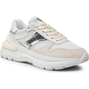 Sneakersy Calvin Klein Jeans Chunky Runner 1 YW0YW00528 Bright White YAF