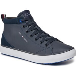 Sneakersy Tommy Hilfiger Th Hi Vulc Cleat Lth Mix FM0FM04883 Desert Sky DW5