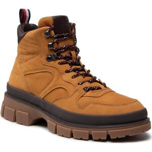 Turistická obuv Tommy Hilfiger Fashion Hybrid Nubuck Boot FM0FM03880 Golden Bronze KA6