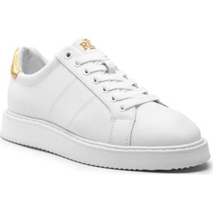 Sneakersy Lauren Ralph Lauren Angeline 802875886002 White/Gold