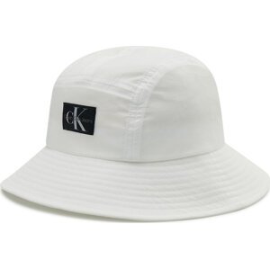 Klobouk Calvin Klein Jeans Solar Light Bucket Hat IU0IU00280 Bílá