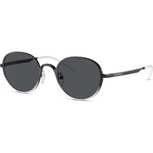 Sluneční brýle Emporio Armani 0EA2151 Shiny Black/White 337287