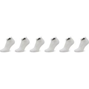 Nízké ponožky Unisex adidas Thin and Light Sportswear Ankle Socks 6 Pairs HT3430 white/black