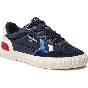 Sneakersy Pepe Jeans Kenton Britt Boy PBS30512 Navy 595