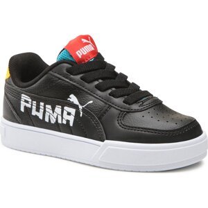 Sneakersy Puma Caven Brand Love Ps 389733 02 Black/White/Aqua/Red/Yellow