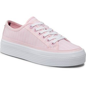 Sneakersy Tommy Hilfiger Essential Stripe Sneaker FW0FW06530 Pastel Pink TPD