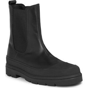 Kotníková obuv s elastickým prvkem Calvin Klein Chelsea Boot High HM0HM01215 Ck Black BEH