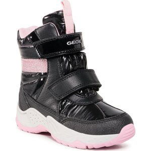 Sněhule Geox J Sentiero G.B Wpf B J04CFB 0FEFU C0618 M Black/Pink