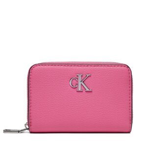 Malá dámská peněženka Calvin Klein Minimal Monogram Med Za K60K611500 Pink Amour TO5