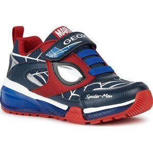 Sneakersy Geox SPIDER-MAN J Bayonyc Boy J36FED 0FUCE C0833 DD Royal/Red