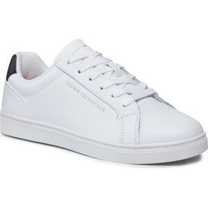 Sneakersy Tommy Hilfiger Essential Cupsole Sneaker FW0FW07687 White YBS