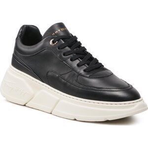 Sneakersy Tommy Hilfiger Chunky Leather Sneaker FW0FW06855 Black BDS