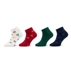 Sada 4 párů dětských nízkých ponožek United Colors Of Benetton 6AO307023 903