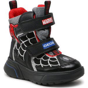 Kozačky Geox MARVEL J Sveggen B. B Abx A J267UA 0BU11 C0048 M Black/Red