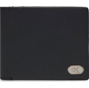 Velká pánská peněženka Calvin Klein Textured Bifold W/Coin K50K511475 Black BEH