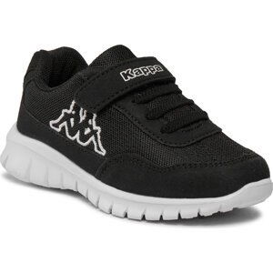 Polobotky Kappa 260604 Black/White 1110