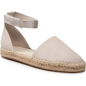 Espadrilky Calvin Klein Jeans Ankle Espadrilles YW0YW00578 Eggshell ACF