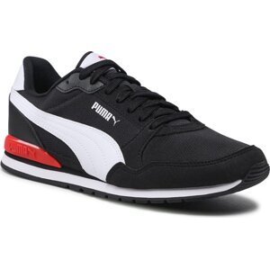 Sneakersy Puma St Runner V3 Mesh 384640 08 Black/White/High Risk Red