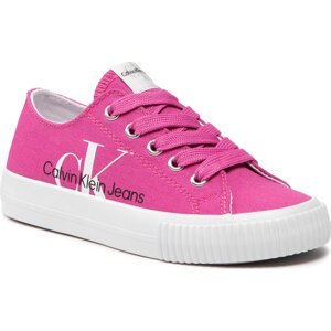 Tenisky Calvin Klein Jeans Low Cut Lace-Up Sneaker V3A9-80187-0890 Fuchsia 313