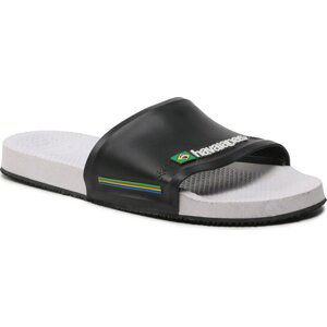 Nazouváky Havaianas Slide Brasil 4142616 Branco/Preto