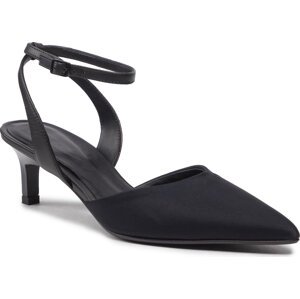 Sandály Calvin Klein Kit H Mule W Ankl Strap 50 HW0HW01312 Ck Black BAX