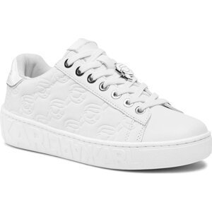 Sneakersy KARL LAGERFELD KL61023F White Lthr