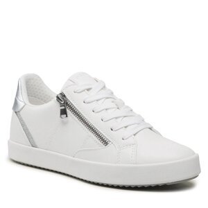Sneakersy Geox D Blomiee E D356HE 0BCBN C1151 Optic White/Silver