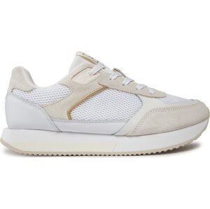 Sneakersy Tommy Hilfiger Essential Elevated Runner FW0FW07700 White YBS