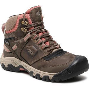 Trekingová obuv Keen Ridge Flex Mid Wp W 1024921 Timberwolf/Brick Dust