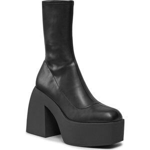 Polokozačky Steve Madden Tekno Bootie SM11002608 SM11002608-001 Black