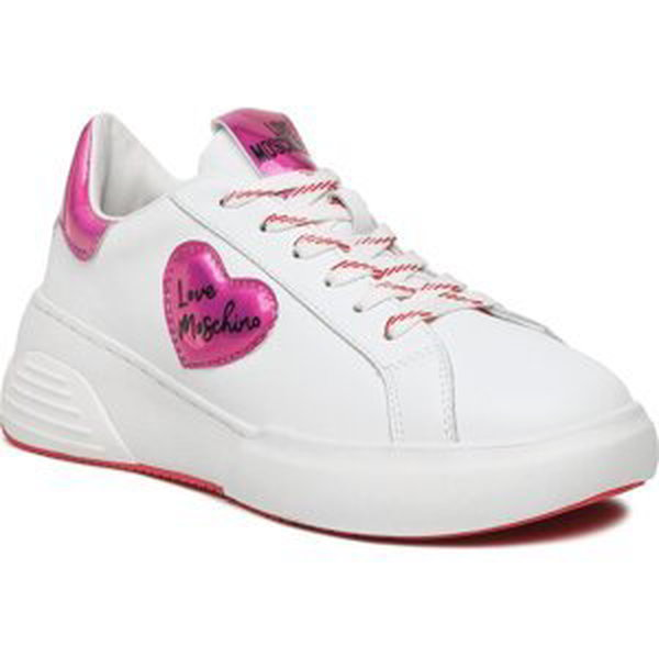 Sneakersy LOVE MOSCHINO JA15125G1HIA510B Bian/Fuxia