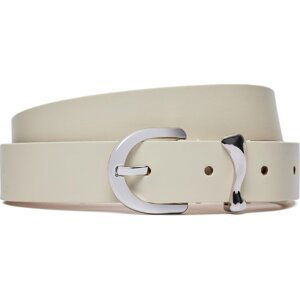 Dámský pásek Calvin Klein Ck Must Organic Loop Belt 25Mm K60K611398 Écru