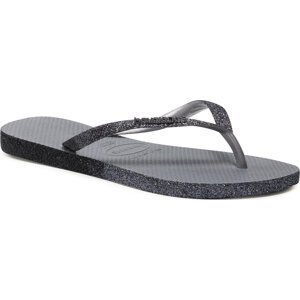 Žabky Havaianas Slim Sparkle Me Fc 41460935178 Steel Gray