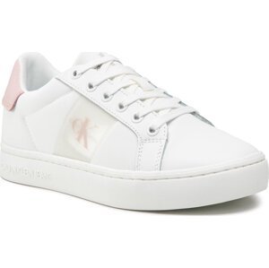 Sneakersy Calvin Klein Jeans Classic Cupsole 1 YW0YW00497 White/Pink 0K5