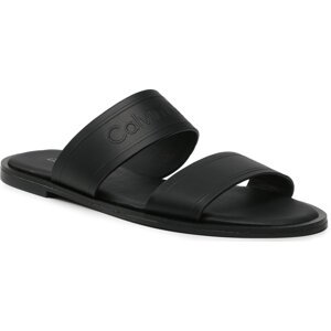 Nazouváky Calvin Klein Almond Flat 2Bar Slide-Hf HW0HW01135 Ck Black BAX