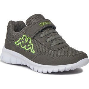 Polobotky Kappa 260604K Grey/Lime 1633