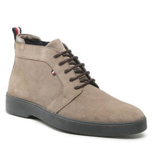 Kotníková obuv Tommy Hilfiger Classic Hilfiger Suede Lace Boot FM0FM04197 Nomad GPF