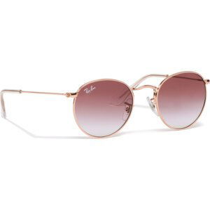 Sluneční brýle Ray-Ban Round 0RJ9547S 291/8H Rose Gold/Clear Gradient Dark Fiolet