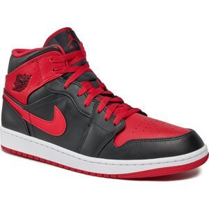 Boty Nike Air Jordan 1 Mid DQ8426 060 Black/Fire Red/White