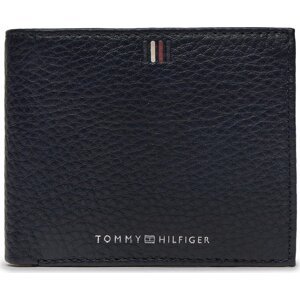 Velká pánská peněženka Tommy Hilfiger Th Central Cc And Coin AM0AM11855 Tmavomodrá