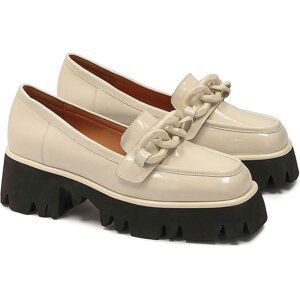 Loafersy Kazar Studio Irwell 79114-L0-29 Kremowy