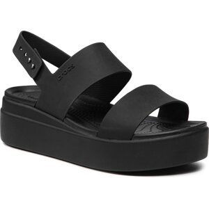 Sandály Crocs Brooklyn Low Wedge W 206453 Black/Black