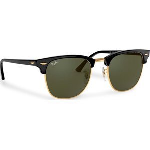 Sluneční brýle Ray-Ban Clubmaster 0RB3016 W0365 Black/Green Classic