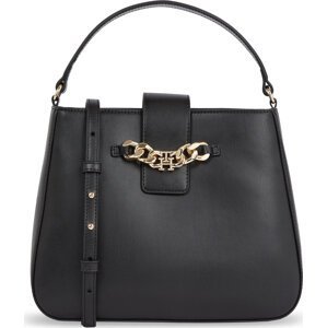 Kabelka Tommy Hilfiger Th Luxe Satchel AW0AW15606 Black BDS