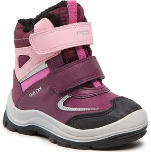 Sněhule Geox B Flanfil G.B Abx F B263WF 050FU C7DE8 S Burgundy/Pink